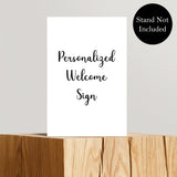 Black and Gold Glitter Welcome Poster Foamboard Birthday Welcome Sign Gold Welcome Sign Printed and Shipped Foam Board Birthday Dinner