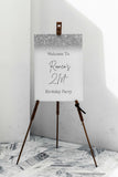 Birthday Party Poster Signage Birthday Decor