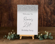 Male Female Birthday Party Decoration welcome sign