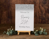 Male Female Birthday Party Decoration welcome sign