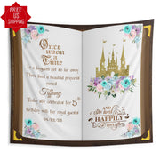 Colorful Rainbow Banner Princess Party Background