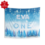 Snowflakes Blue Party Banner