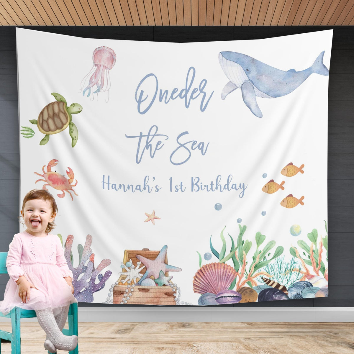 Under the Sea Birthday Backdrop