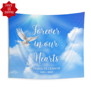 Heaven Sent Clouds Sky Bird Funeral Background