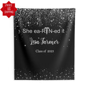 Medical School Silver Glitter Banner