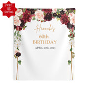 Women Floral Party Banner