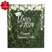 Fabric Hedge Wall Grad Party Decor