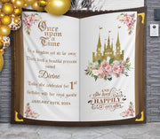 Rose Gold Princess Birthday Backdrop