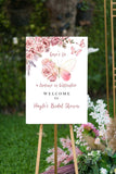 Butterfly Bridal Shower Sign Floral Blush Butterfly Wedding Shower Foam Board Lifetime of Butterflies Bridal Brunch Poster Future Mrs