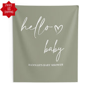 Modern Shower Decoration Personalized Backdrop