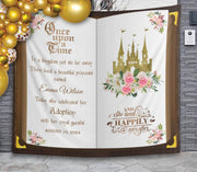 Adoption Banner Adoption Princess Party Backdrop Once Upon a Time Backdrop