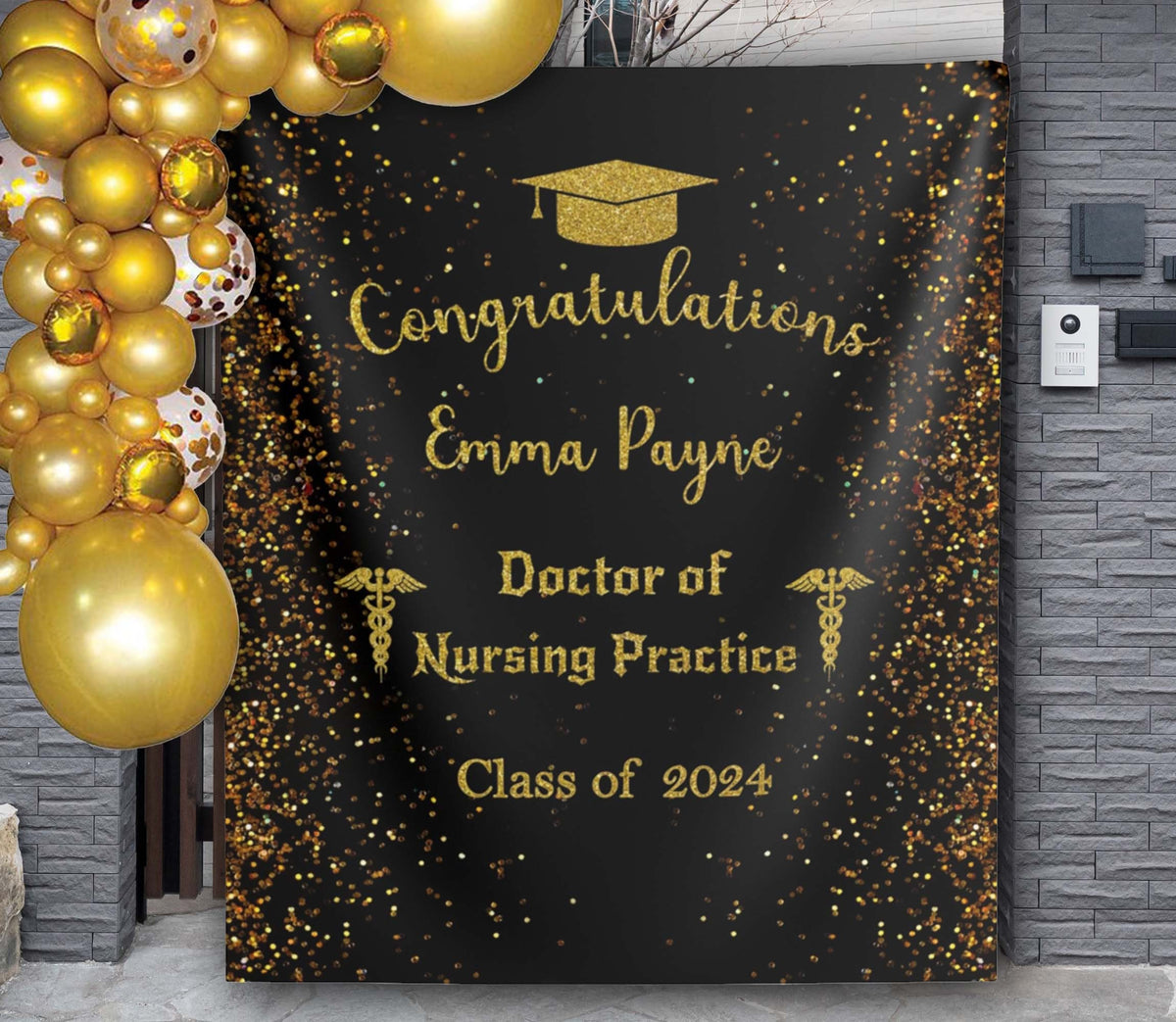 Doctor of Nursing Practise Graduation Backdrop Nurse Grad Banner
