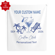 Coastal Beach Cocktail Banner Disco Cowgirl Party Photo Booth Personalized