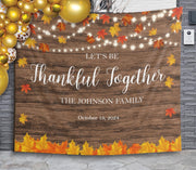 Thanksgiving Decor Fall Friendsgiving Backdrop Thankful Together