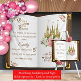 Princess Birthday Invitation Printed and Shipped Castle Party Invite Bulk Birthday Editable Fairytale Party invitation First Birthday Invite