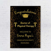 Doctor of Physical Therapy Graduation Foamboard Sign PT Grad Poster Dr of Physical Therapy Welcome Decor New Therapist Graduate 2024 2025