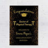 Doctor of Physical Therapy Graduation Foamboard Sign PT Grad Poster Dr of Physical Therapy Welcome Decor New Therapist Graduate 2024 2025