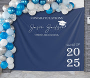 Custom Graduation Name Decor Class of 2025 2024 Congrats Grad Party Banner
