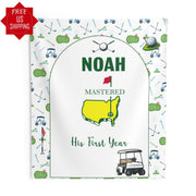 Mastered First Year Backdrop Personalized Welcome Sign High Chair Banner