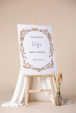 Colorful Engagement Entrance Sign  Bachelorette Party Poster Future Mrs Decor