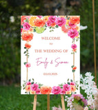 Printed Wedding Welcome Sign, Personalized Engagement Foamboard,