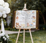 Printed Baby Shower Sign, Nursery Rhyme Baby Shower Foamboard,