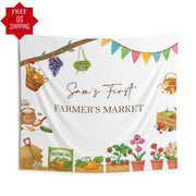 Fresh Fruits Banner, First Birthday Photobooth, Farm Theme Sign