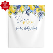 Mediterranean Banner Gender Neutral Baby Sprinkle Decor Custom Decor