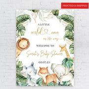 Greenery Safari Animals Baby Shower Decor Baby Sprinkle