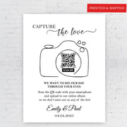 Share The Love Poster Personalized Snap Pictures Sharing Sign gor Guests