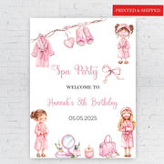 Glam Birthday Theme Makeup Custom Party Sign Personalized Poster