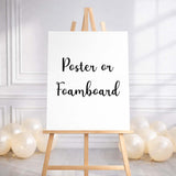 Custom Wedding Sign, Print Your Own Sign, Printing Service, Personalized Acrylic, Poster, Foamboard Sign, Frosted Acrylic, Bridal Shower