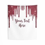Maroon Glitter Graduation Backdrop Class of 2026 Custom Birthday Decor Personalized Photo Booth Congrats Grad Prom Sendoff Party Sign