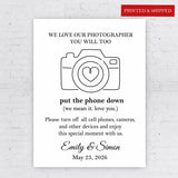 Modern Minimalist Wedding Welcome Sign