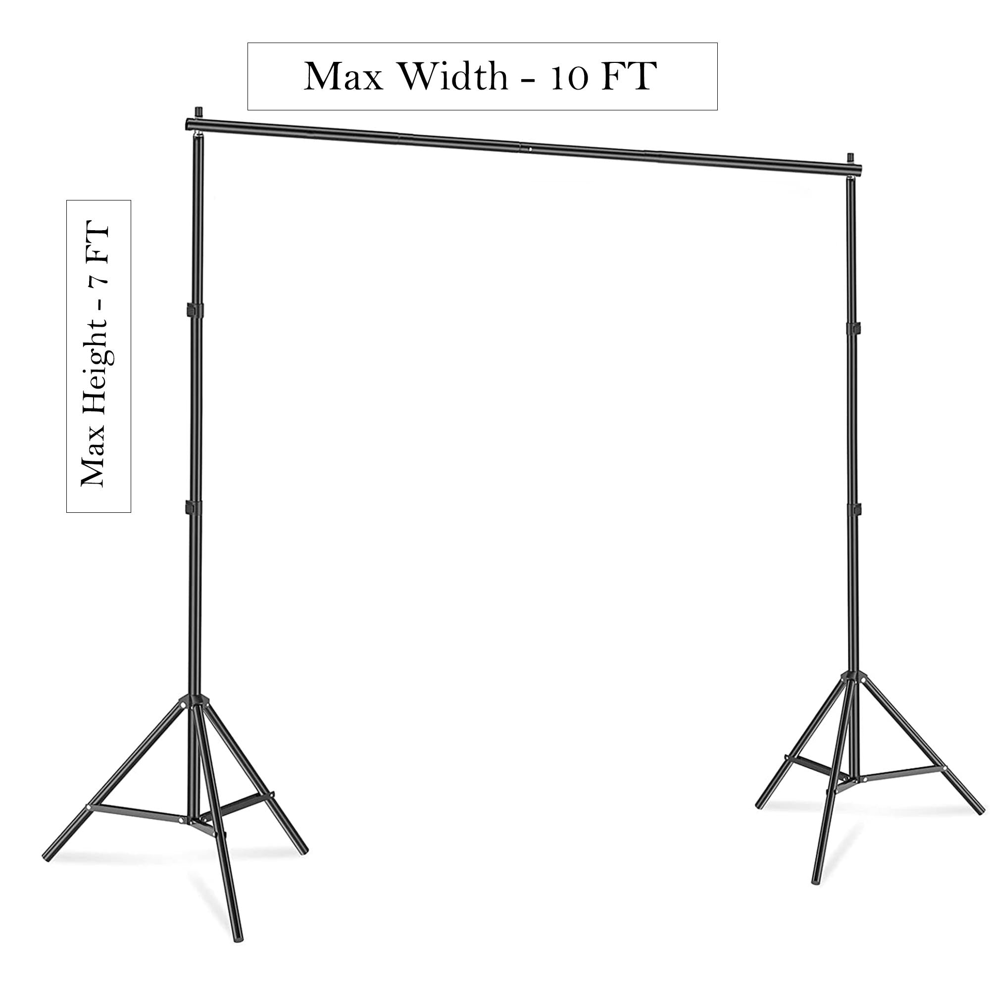 Backdrop Stand - 10ft/3m Wide, 7ft/2m High Adjustable