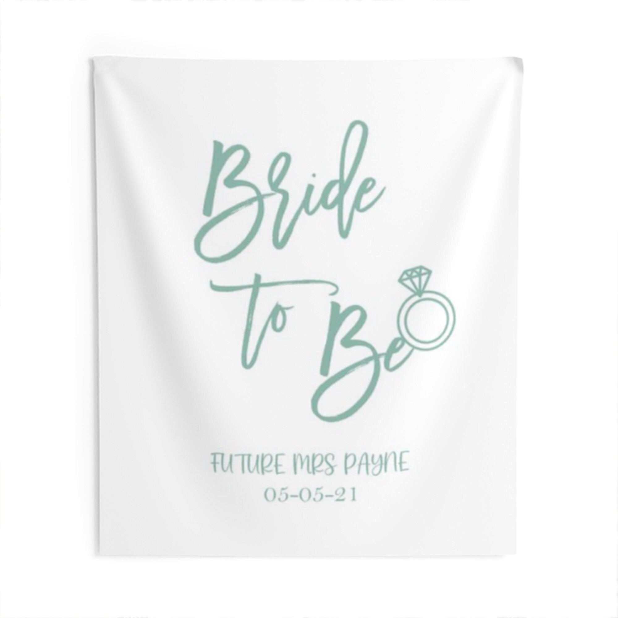 Bride to Be Engagement Ring Backdrop