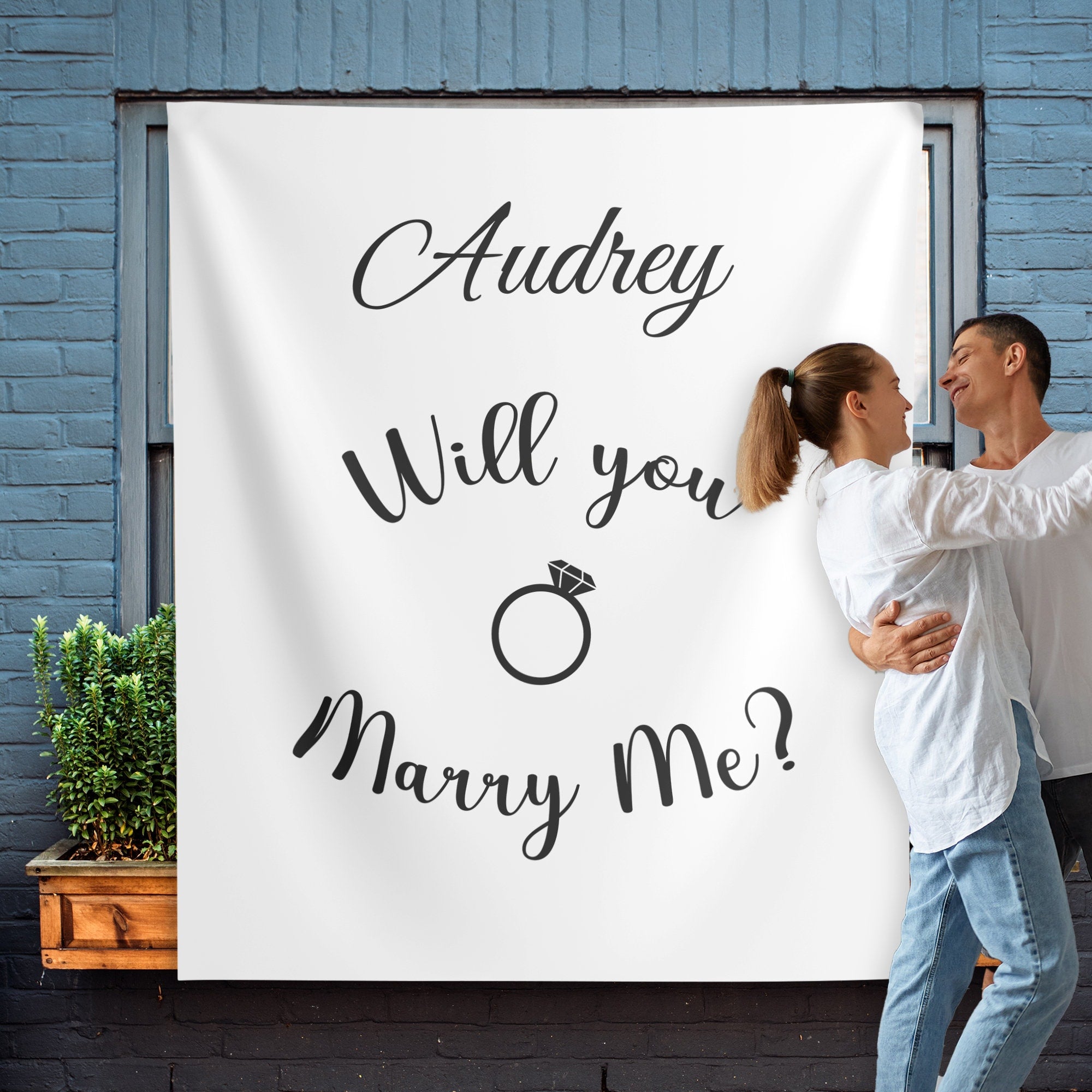 Will You Marry Me Backdrop