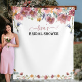 Wildflower Boho Bridal Shower Photo Backdrop