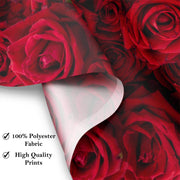 Artificial Red Roses Proposal Backdrop - iJay Backdrops