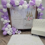 Once upon a time Princess Bridal Shower Backdrop - iJay Backdrops
