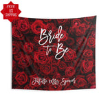 Artificial Red Rose Flower Wall Backdrop
