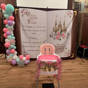 First Birthday Princess Backdrop - iJay Backdrops
