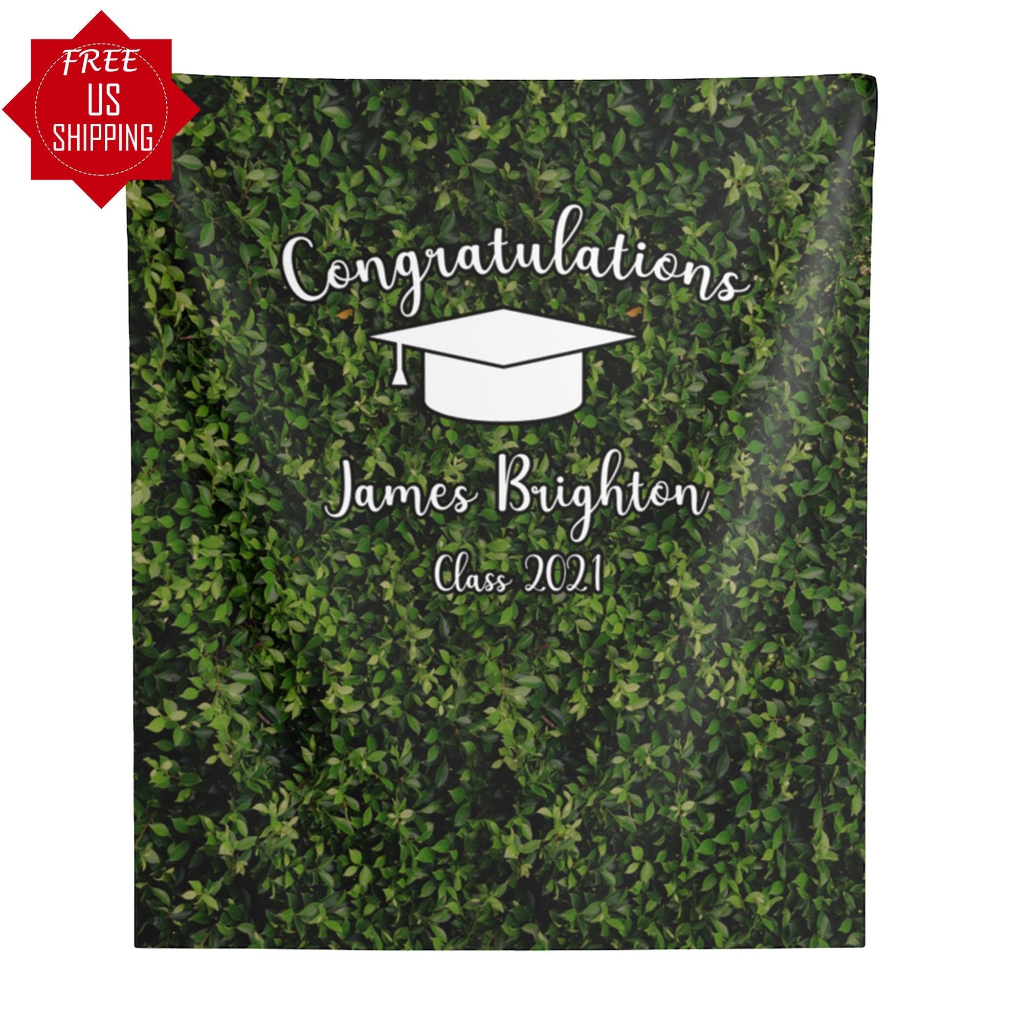 Artificial Fabric Hedge Wall Graduation Party Backdrop