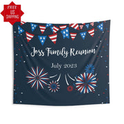 4th July, Memorial Day Family Reunion Backdrop - iJay Backdrops