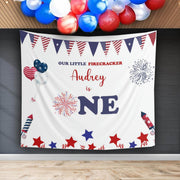 4th of July First Birthday Backdrop - iJay Backdrops