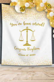 Law School Graduation Backdrop - iJay Backdrops