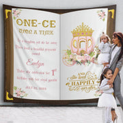 One-ce upon a time First Birthday Princess Backdrop - iJay Backdrops