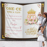 One-ce upon a time First Birthday Princess Backdrop