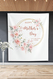 Custom Mother's Day Pink Floral Backdrop
