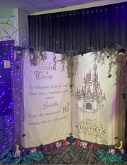 Enchanted Birthday Party Book Backdrop - iJay Backdrops